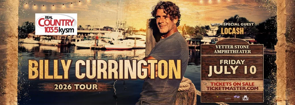 Billy Currington at Vetter Stone Amphitheatre